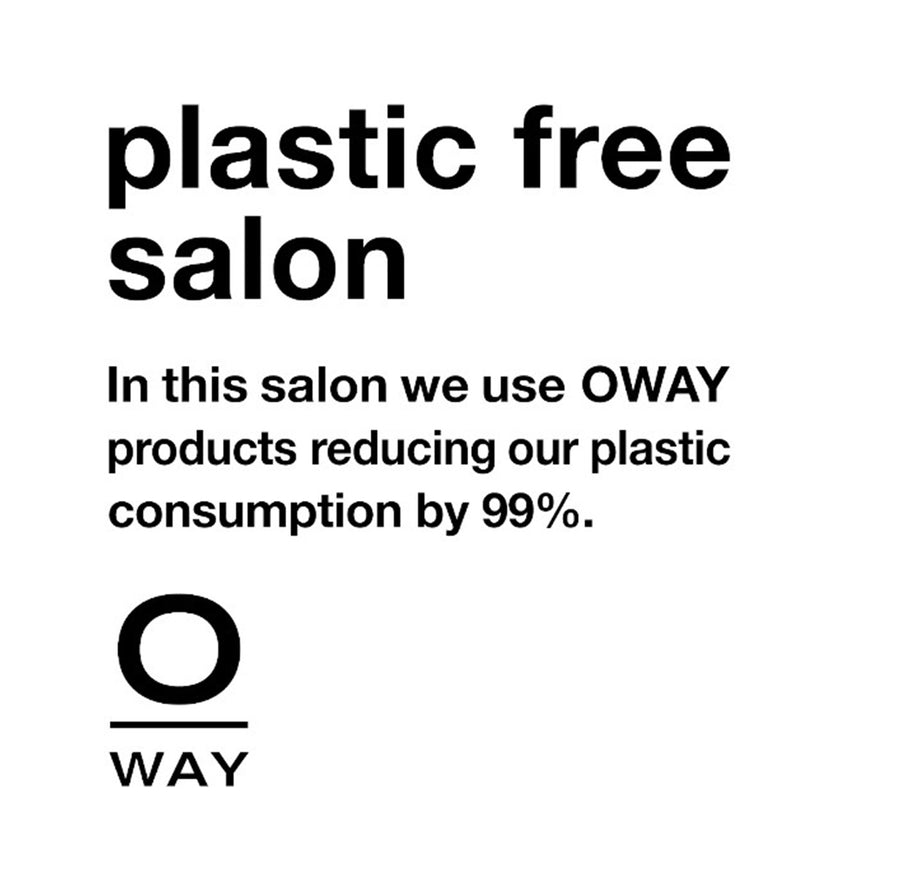 plastic free window decal