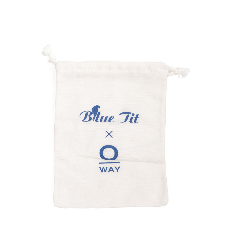 blue tit x oway cotton pouch